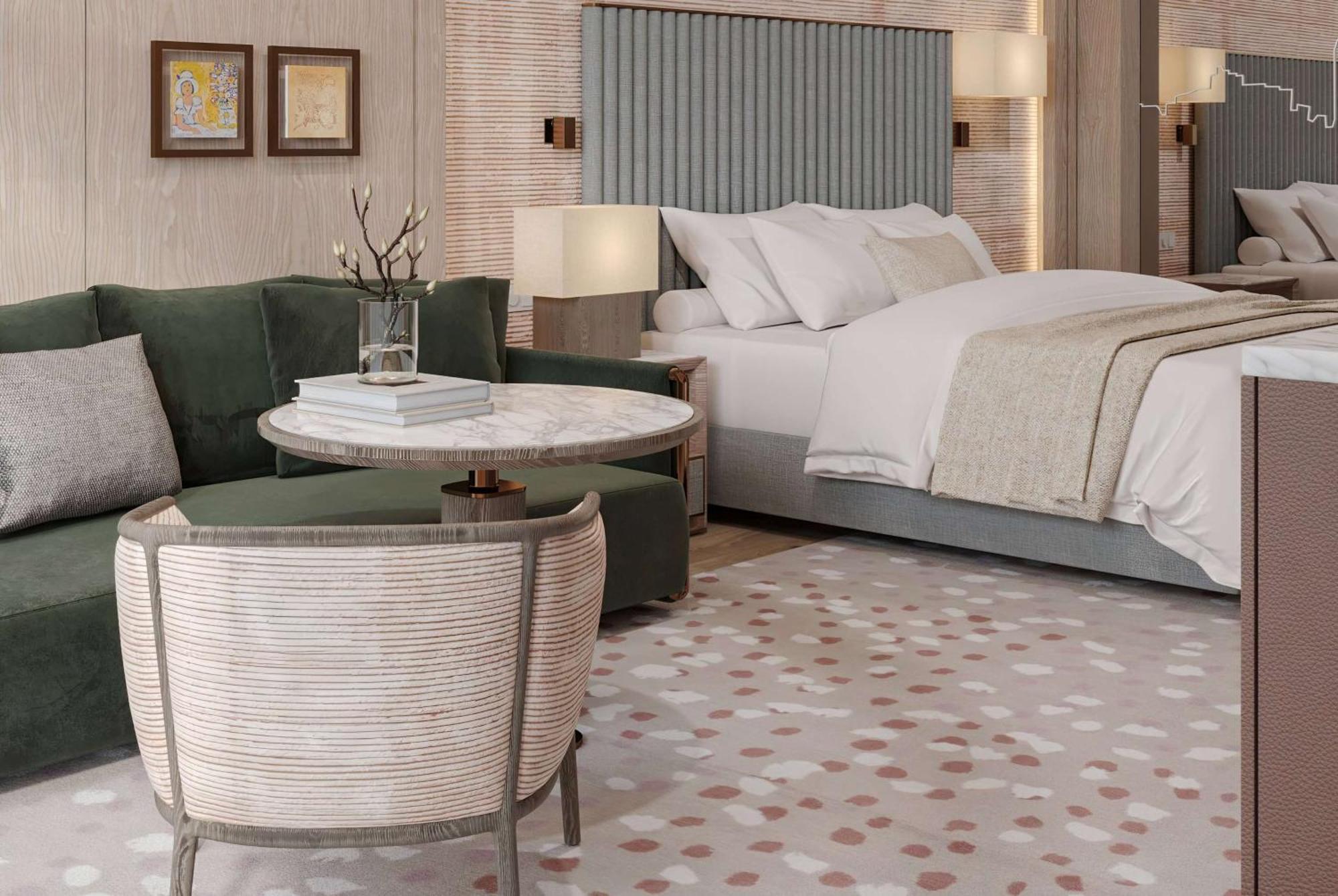 ホテル ラマダ プラザ バイ ウィンダム イスタンブール シティ センター エクステリア 写真 A rendering of a guest room